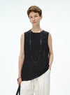 Blend Silk Tank Metallic Detail Design