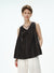 Linen Backless Vest Chic Stripe