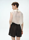 V-hals blomsterblonde tanktop