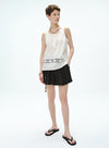 V-hals blomsterblonde tanktop