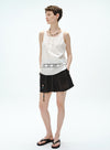 Sommer linned stribede shorts