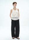 V-hals blomsterblonde tanktop