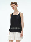 V-hals blomsterblonde tanktop