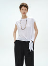 V-hals blomsterblonde tanktop