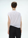 V-hals blomsterblonde tanktop