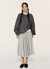Gray Casual Hoodie