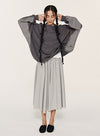 Gray Casual Hoodie