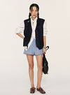 Linen Denim Vest