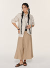 Linen Denim Vest