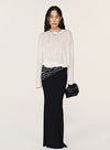 Ribbed Midi Skirt