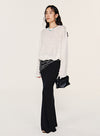 Ribbed Midi Skirt