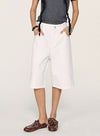Hvide Casual denimshorts i bomuld
