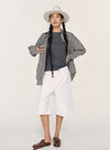 Hvide Casual denimshorts i bomuld