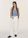 Minimalistisk linned tanktop