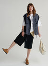 Denim Moto Biker Vest