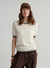 Striped Neck Cashmere Sweater
