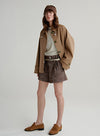Cropped Trench Coat
