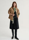 Cropped Trench Coat