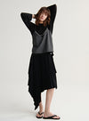 Layering Deep V Neck Top Vest