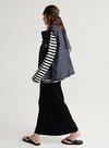 Denim Moto Biker Vest
