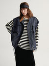 Denim Moto Biker Vest