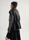 Leather Moto Biker Vest