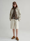 Cropped Trench Coat