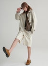 Cropped Trench Coat