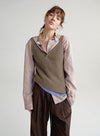 Cashmere V-Neck Sleeveless Top