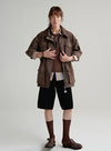 Suede Utility Outerwear