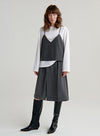 Layering Deep V Neck Top Vest
