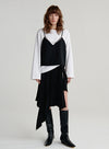 Layering Deep V Neck Top Vest