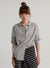 Lace Collar Plaid Blouse