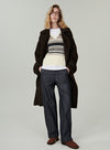 Wool Cashmere Striped Vest Top