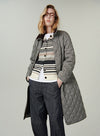 Wool Cashmere Striped Cardigan