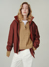 Cable Knit Polo Sweater