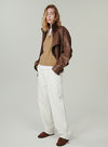Cable Knit Polo Sweater