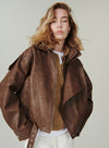 Retro PU Jacket