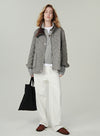 Cable Knit Polo Sweater