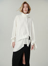 Ribbon Tie Long Shirt