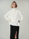 Ribbon Tie Long Shirt