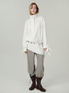Ribbon Tie Long Shirt