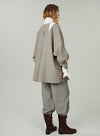 Relaxed Round Neck Coat