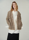Luxe Lace V Neck Jacket