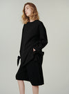 Ribbon Tie Long Shirt