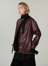 PU Faux Leather Jacket