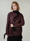 PU Faux Leather Jacket