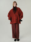 Cropped Wool Coat