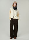 Cozy Wool Wide-Leg Pants