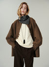 Relaxed Round Neck Coat